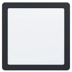 Eglo FUEVA 5 opbouwarmatuur staal zwart / Kunststof wit H: 28 mm Outlet