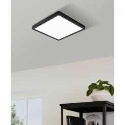 Eglo FUEVA 5 opbouwarmatuur staal zwart / Kunststof wit H: 28 mm Outlet