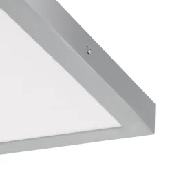 Eglo FUEVA 1 opbouwarmatuur aluminium zilver / Kunststof wit H: 30 mm Hot