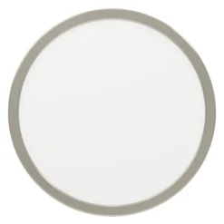 Eglo FUEVA 5 opbouwarmatuur staal nikkel-mat / Kunststof wit H: 28 mm | Ø 285 mm Sale