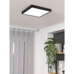 Eglo FUEVA 5 opbouwarmatuur staal zwart / Kunststof wit H: 28 mm Hot