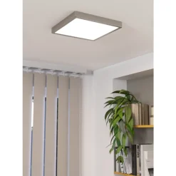 Eglo FUEVA 5 opbouwarmatuur staal nikkel-mat / Kunststof wit H: 28 mm New