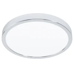 Eglo FUEVA 5 opbouwarmatuur staal chroom / Kunststof wit H: 28 mm | Ø 285 mm Online