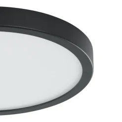 Eglo FUEVA 5 opbouwarmatuur staal zwart / Kunststof wit H: 28 mm | Ø 285 mm Online