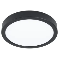 Eglo FUEVA 6 Plafondarmaturen Kunststof zwart / Kunststof wit H: 25 mm | Ø 211 mm Best