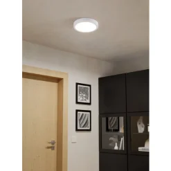 Eglo FUEVA 6 Plafondarmaturen Kunststof wit / Kunststof wit H: 25 mm | Ø 211 mm Discount