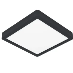 Eglo FUEVA 6-Z Plafondarmaturen Kunststof zwart / Kunststof wit H: 25 mm Sale