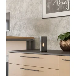 Eglo GEO Tafellampen / glas, kunststof grijs H: 200 mm | Ø 100 mm Sale