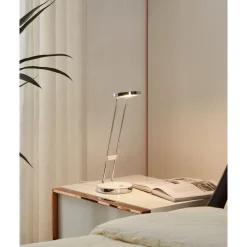 Eglo GEXO Tafellampen kunststof, staal wit, chroom H: 320 mm | Ø 125 mm Sale