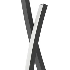 Eglo GRISOLIA Staande lampen staal zwart / Kunststof wit H: 1290 mm Best