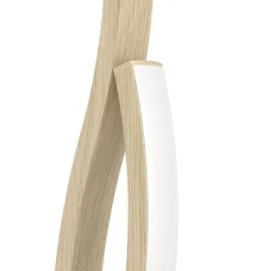 Eglo GRISOLIA Tafellampen staal, kunststof bruin / Kunststof wit H: 455 mm Outlet