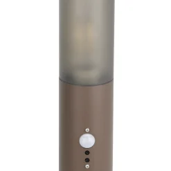 Eglo HELSINKI Sokkelarmaturen roestvast staal roestbruin / Kunststof zwart-transparant H: 450 mm | Ø 75 mm Sale