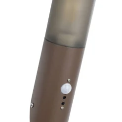 Eglo HELSINKI Wandlamp roestvast staal roestbruin / Kunststof zwart-transparant H: 400 mm | Ø 75 mm Online