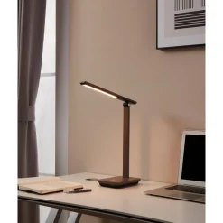 Eglo INIESTA Tafellampen Kunststof zwart / Kunststof cappuccino, wit H: 350 mm Hot