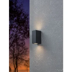 Eglo JABAGA Wandlamp Kunststof zwart / Kunststof transparant H: 155 mm Online