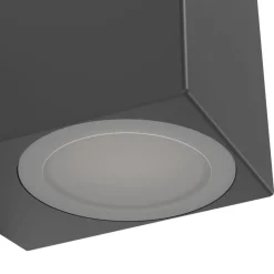 Eglo JABAGA Wandlamp Kunststof zwart / Kunststof transparant H: 80 mm Clearance