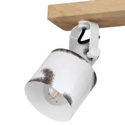 Eglo KILBURN spot Hout bruin / staal wit, bruin H: 170 mm New