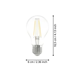 Eglo LEDE27 Lichtbron / Glas helder Ø 60 mm Clearance