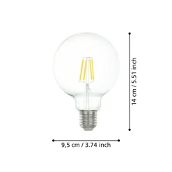 Eglo LEDE27 Lichtbron / Glas helder Ø 95 mm Online