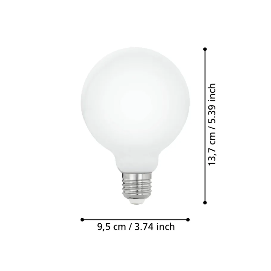 Eglo LEDE27 Lichtbron / Glas opaal Ø 95 mm Outlet