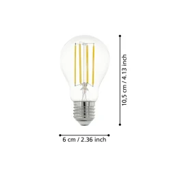 Eglo LEDE27 Lichtbron / Glas helder Ø 60 mm New