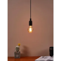 Eglo LEDE27 Lichtbron / Glas amber Ø 80 mm Outlet