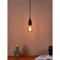 Eglo LEDE27 Lichtbron / Glas amber Ø 80 mm Outlet