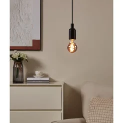 Eglo LEDE27 Lichtbron / glas gestoomd zwart-transparant Ø 60 mm Best