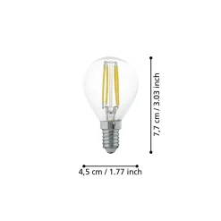 Eglo LEDE14 Lichtbron / Glas helder Ø 45 mm Outlet