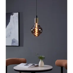 Eglo LEDE27 Lichtbron / Glas zwart-transparant Ø 150 mm Outlet