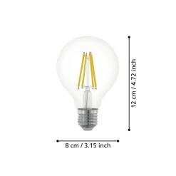 Eglo LEDE27 Lichtbron / Glas helder Ø 80 mm Sale