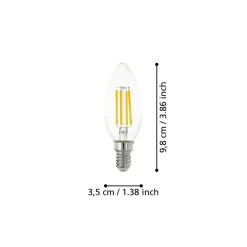 Eglo LEDE14 Lichtbron / Glas helder Ø 35 mm Outlet