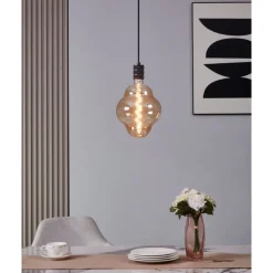 Eglo LEDE27 Lichtbron / Glas amber Ø 200 mm Sale