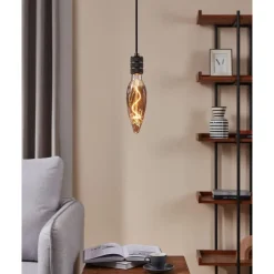 Eglo LEDE27 Lichtbron / Glas zwart-transparant Ø 78 mm Hot