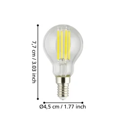 Eglo LEDE14 Lichtbron / Glas helder Ø 45 mm Outlet