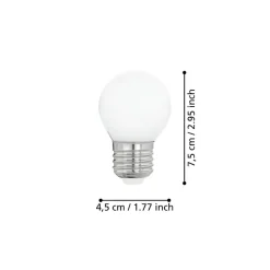 Eglo LEDE27 Lichtbron / Glas opaal Ø 45 mm Discount