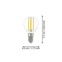 Eglo LEDE14 Lichtbron / Glas helder Ø 45 mm Clearance