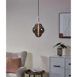 Eglo LEDE27 Lichtbron / Glas zwart-transparant Ø 200 mm Clearance