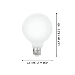 Eglo LEDE27 Lichtbron / Glas opaal Ø 95 mm Online