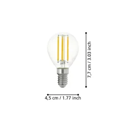 Eglo LEDE14 Lichtbron / Glas helder Ø 45 mm Clearance