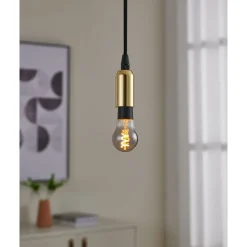 Eglo LEDE14 Lichtbron / glas gestoomd zwart-transparant Ø 45 mm