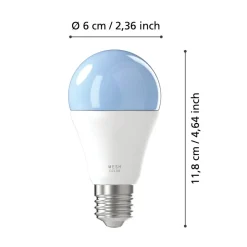 Eglo LEDE27 Lichtbron Kunststof wit / Kunststof opaal Ø 60 mm