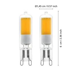 Eglo LEDG9 Lichtbron / Glas helder Ø 15 mm Outlet