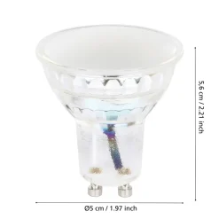 Eglo LEDGU10 Lichtbron / Glas satijn Ø 50 mm Best