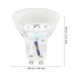 Eglo LEDGU10 Lichtbron / Glas satijn Ø 50 mm Best