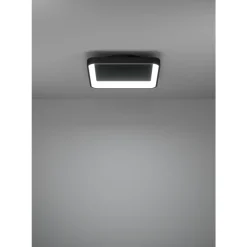 Eglo LORETELLO Wand-/plafondlamp kunststof, staal zwart H: 75 mm New