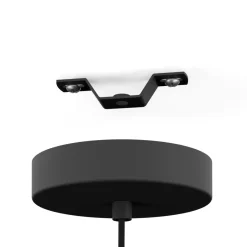 Eglo LYDNEY hanglamp staal zwart / Hout bruin H: 1100 mm | Ø 570 mm Best