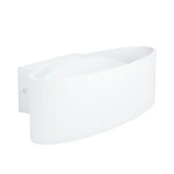 Eglo MACCACARI Wandlamp aluminium, staal wit / Kunststof transparant H: 75 mm Online