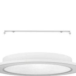 Eglo MACCHIONI Plafondarmaturen staal, kunststof wit / kunststof met kristaleffect wit H: 50 mm | Ø 380 mm Sale