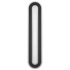 Eglo MACCHIONI Plafondarmaturen staal, kunststof zwart, wit / kunststof met kristaleffect wit H: 45 mm Clearance